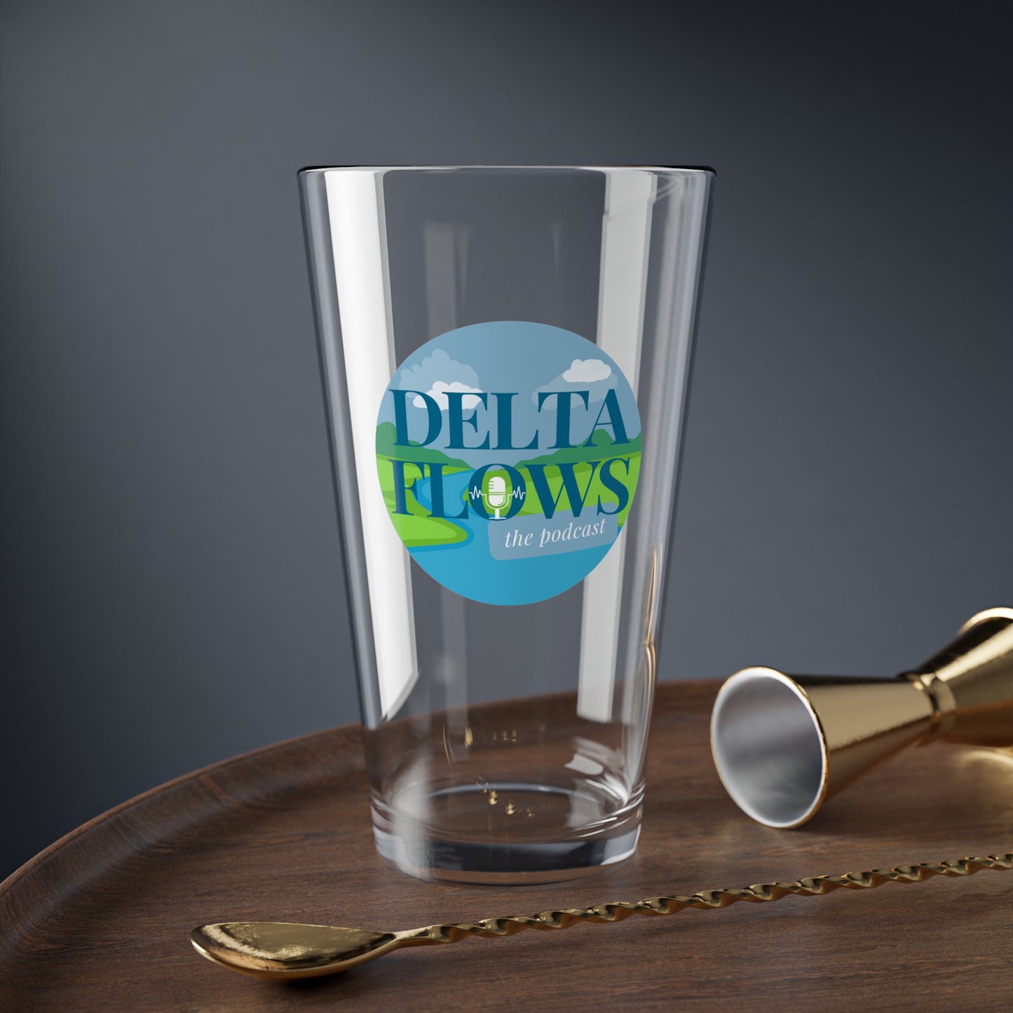 Delta Flows Glass