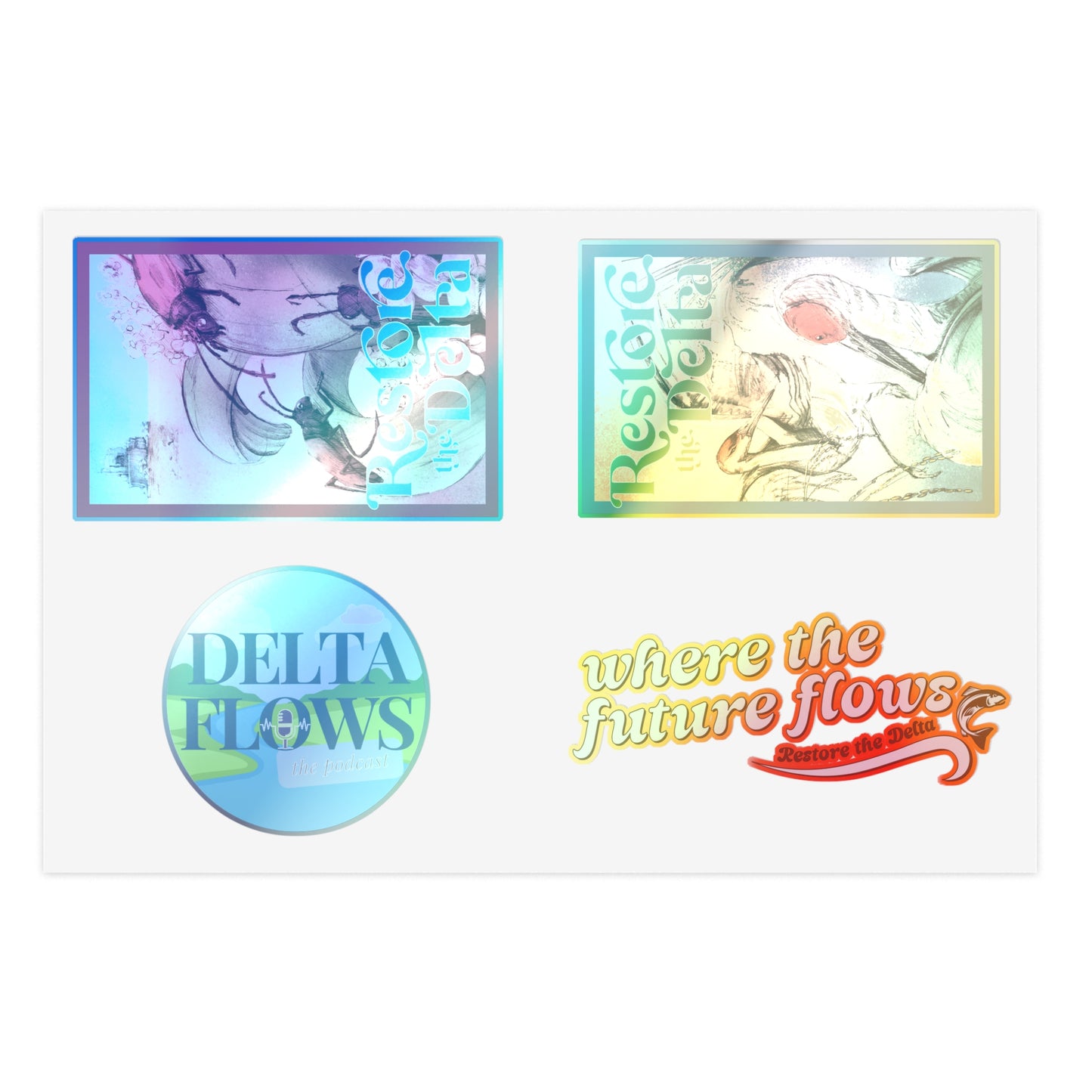 Restore the Delta Sticker Sheets