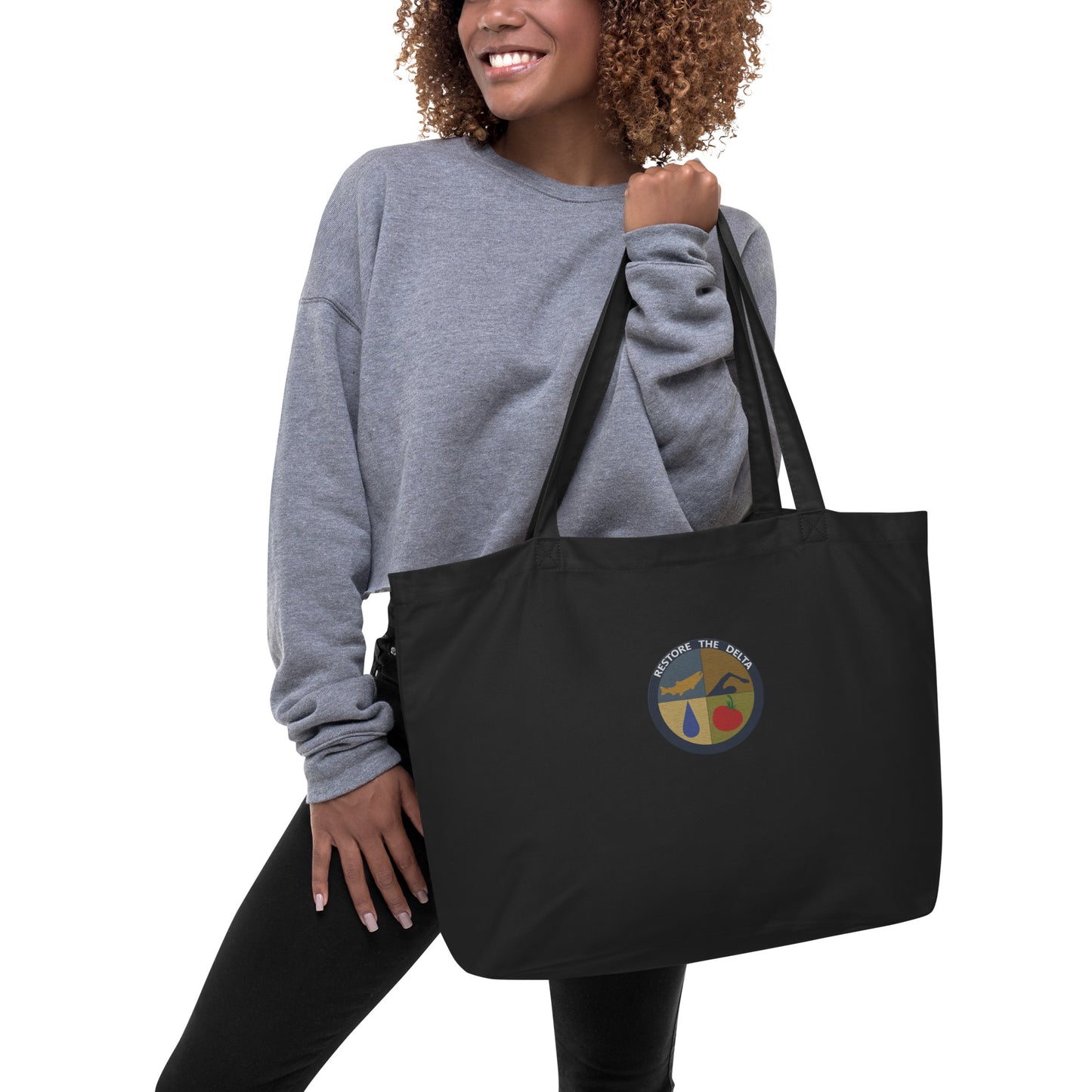 RTD Logo Large organic tote bag