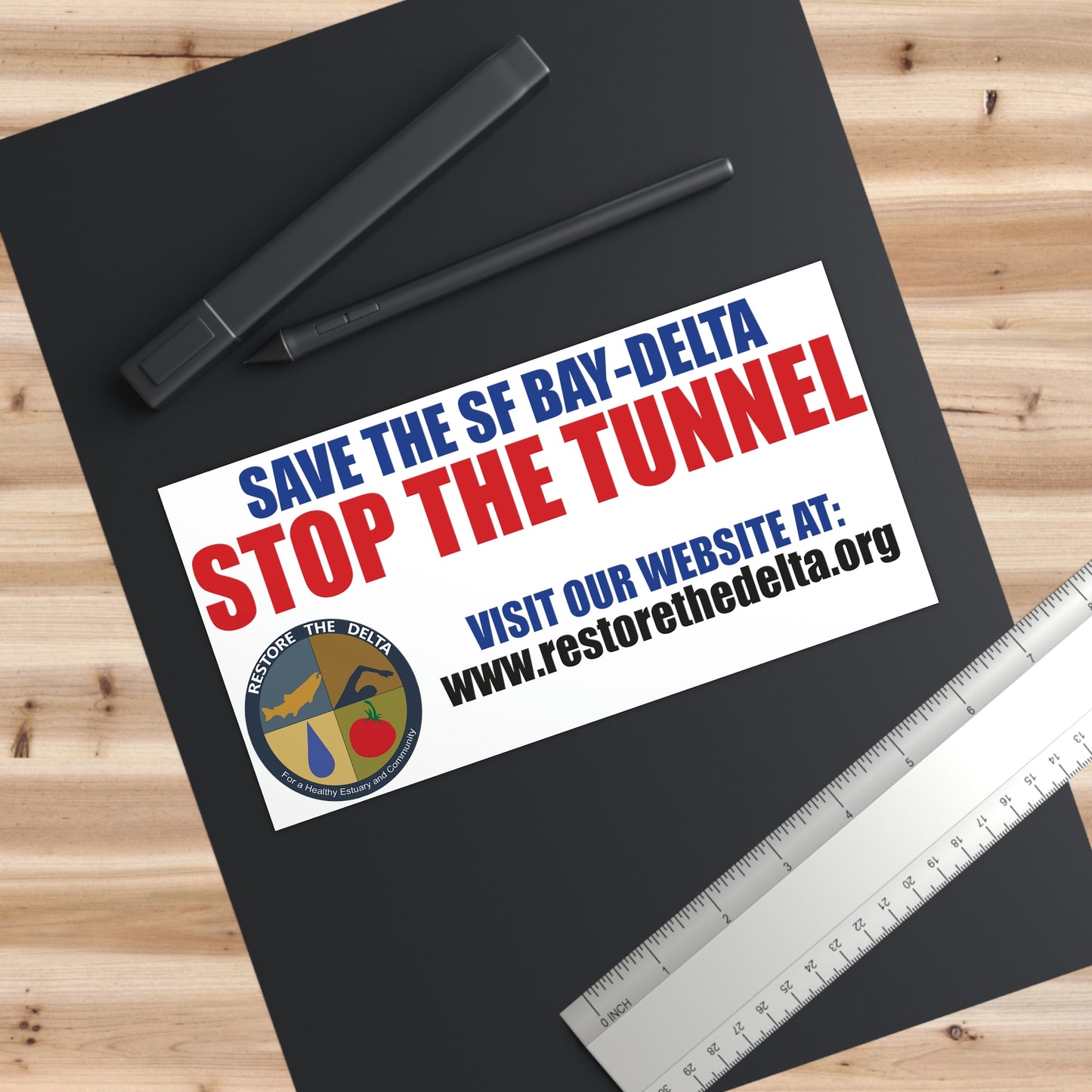 Stop the Tunnel Bumper Sticker